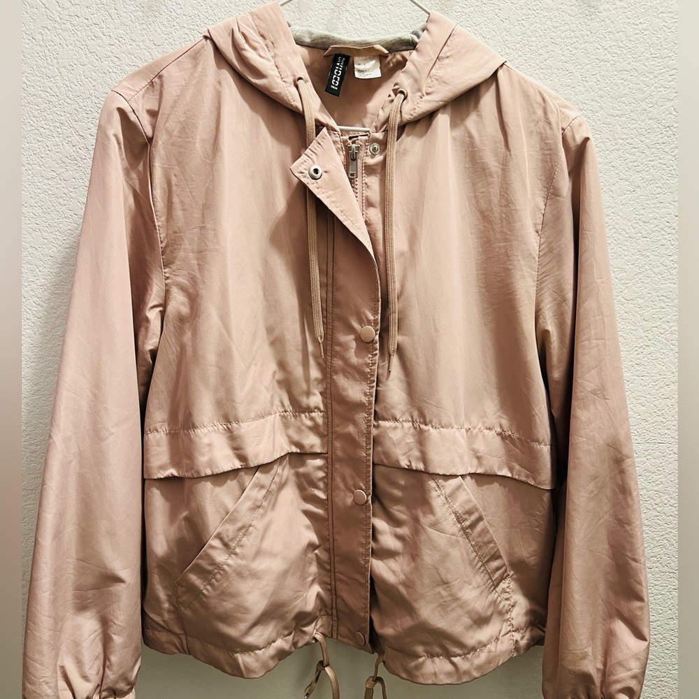 H&M jacket dusty pink size small